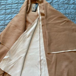 Reversal cozy sweater wrap NWT